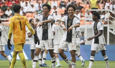 alemania celebra gol venezuela