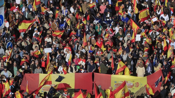 manifestaciones contra ley amnistia espana