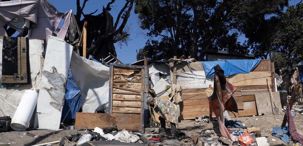 campamento personas sin hogar california