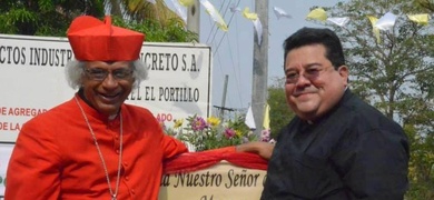 cardenal leopoldo brenes y monseñor pablo villafranca