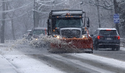 camion barre nieve tormenta eeuu