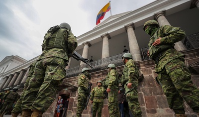 presidente ecuador declara conflicto armado interno