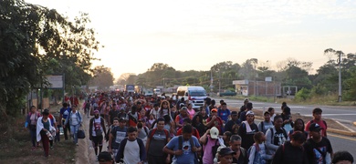 primera caravana migrantes mexico eeuu