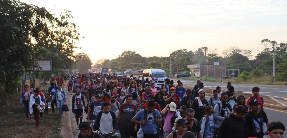 primera caravana migrantes mexico eeuu