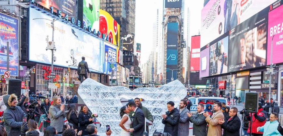 san valentin times square nueva york