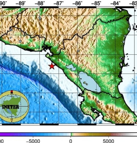 fuerte sismo corinto nicaragua