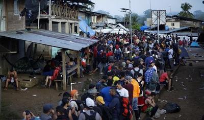 migrantes darien colombia panama