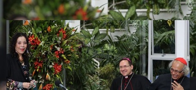 rosario murillo anuncia acuerdo cardenal brenes nicaragua