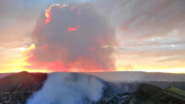 reportan actividad volcan masaya