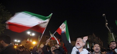 iran celebra ataque contra israel