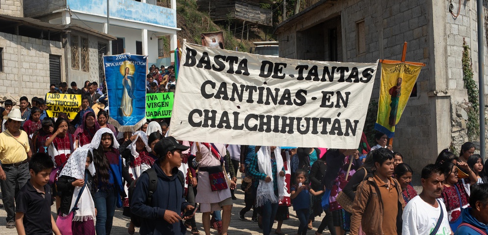indigenas protestan inseguridad mexico