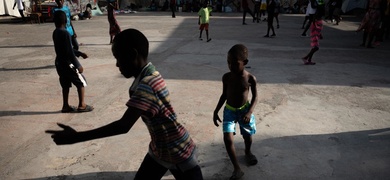 ninos desplazados violencia haiti