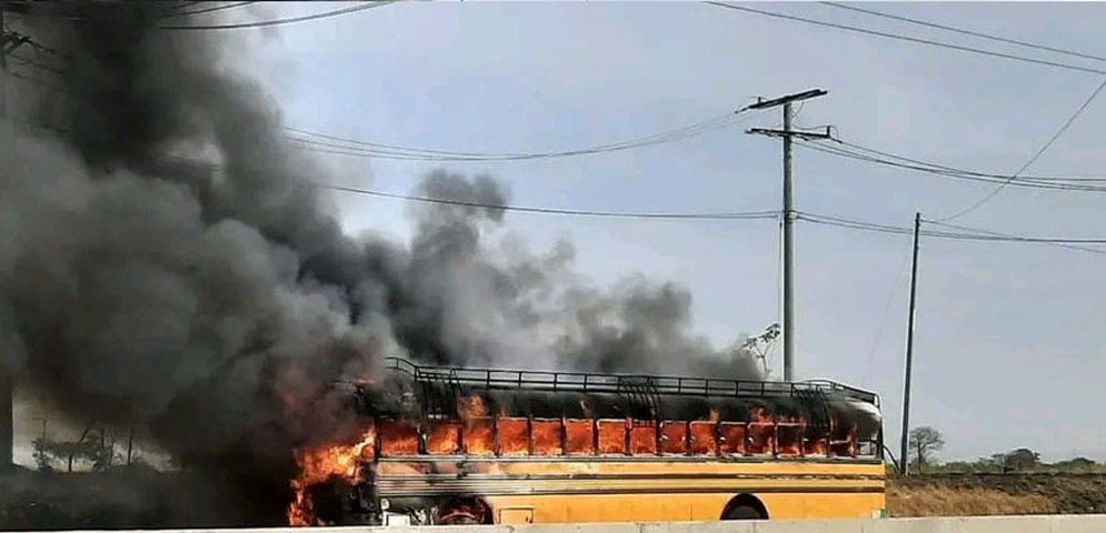 bus incendiado ruta matagalpa managua
