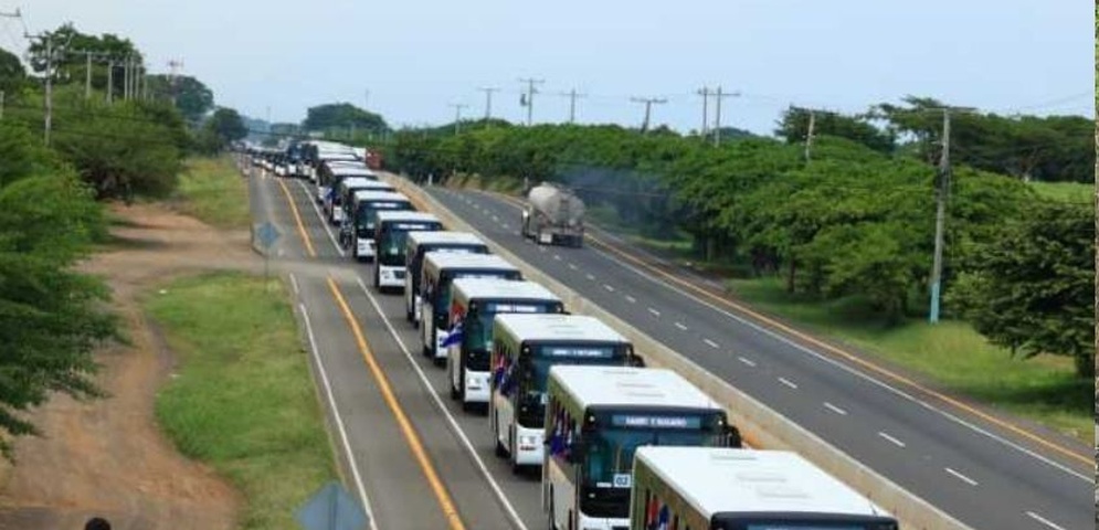 flota buses china en nicaragua