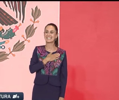 Claudia Sheinbaum agradece por convertirse "en la primera mujer presidenta de México"