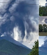 reportan explosion en volcan san cristobal de nicaragua
