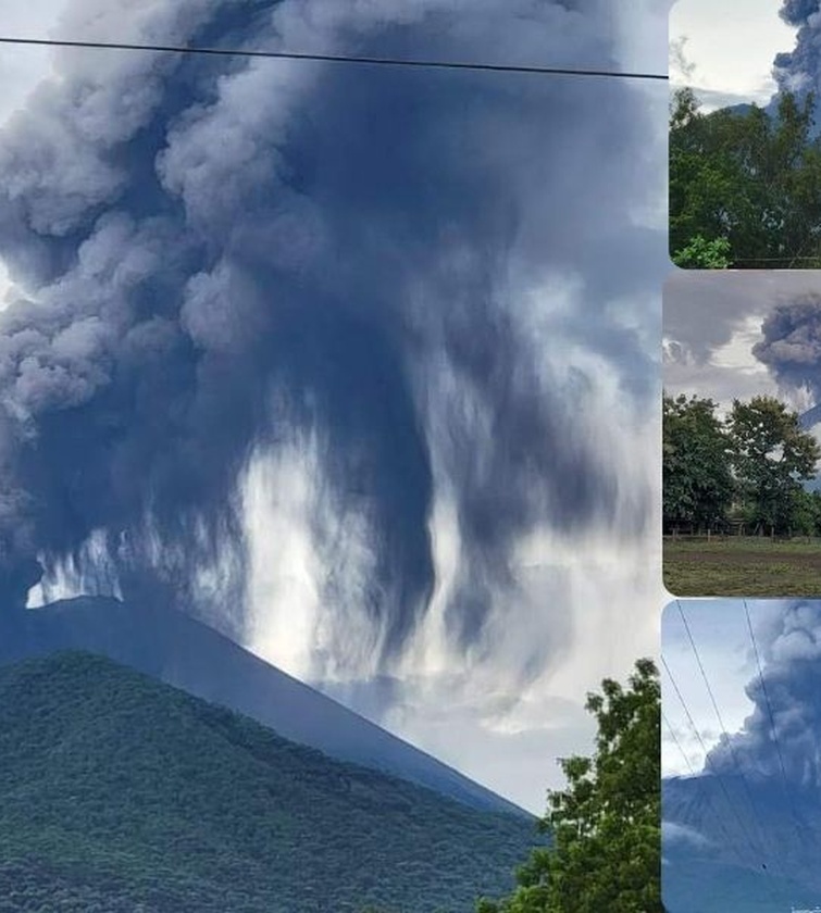 reportan explosion en volcan san cristobal de nicaragua