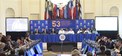 paraguay delgaciones paises asamblea oea