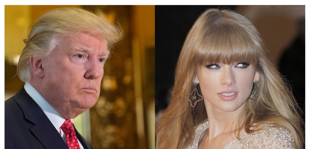 trump falta apoyo taylor swift elecciones