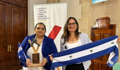 nueve abogados nicaraguenses ddhh reciben premio valors 2024 en cataluña