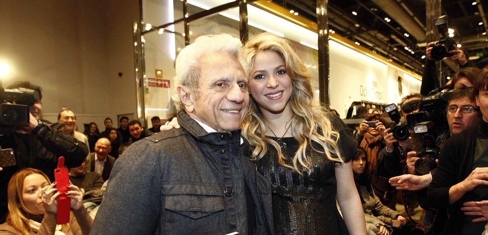 shakira junto a su padre