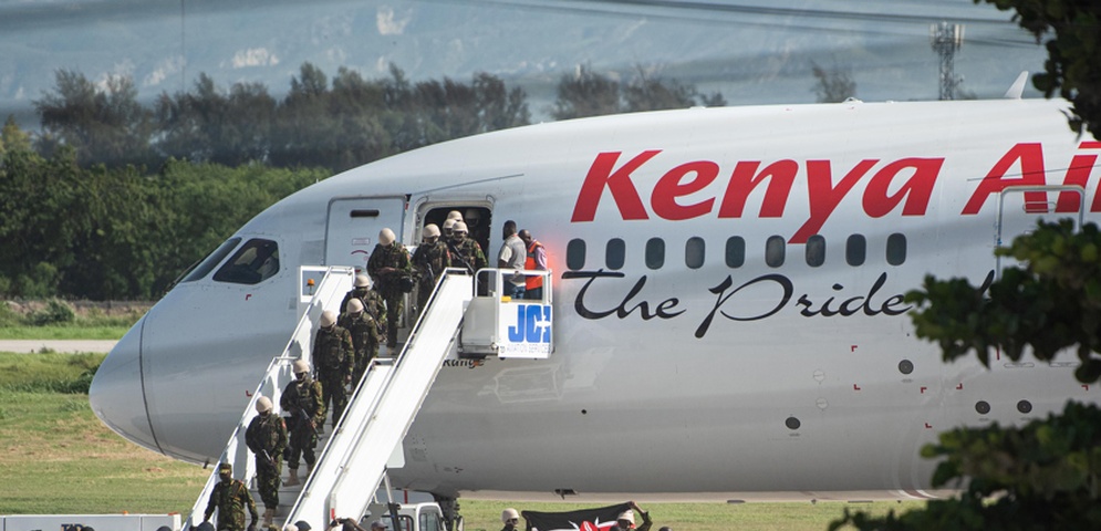 policia kenia llega haiti frenar violencia