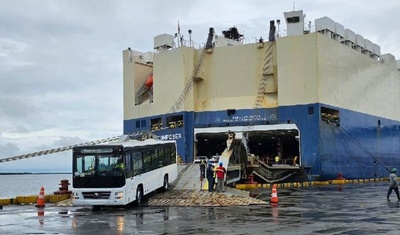 nicaragua recibe flota autobuses china