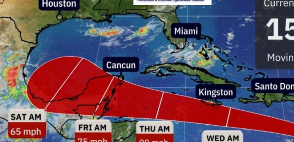 huracan beryl sigue ruta caribe oriental