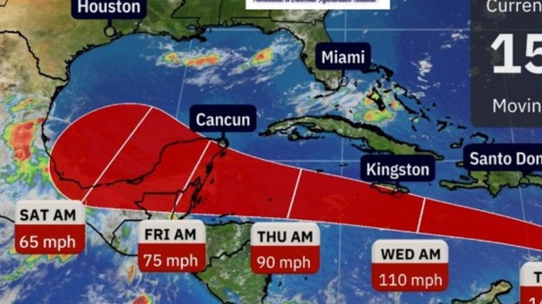 huracan beryl sigue ruta caribe oriental
