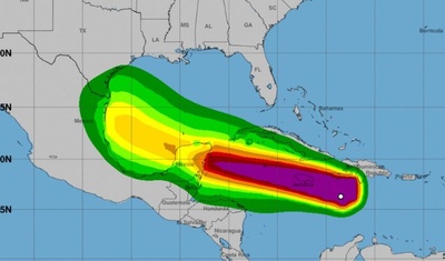 huracan beryl mantiene trayectoria a mexico