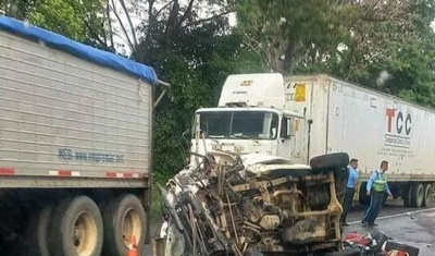 accidente de transito en carretera quezalguaque-posoltega en leon