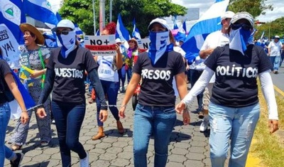 aumenta cifra de presos politicos nicaragua