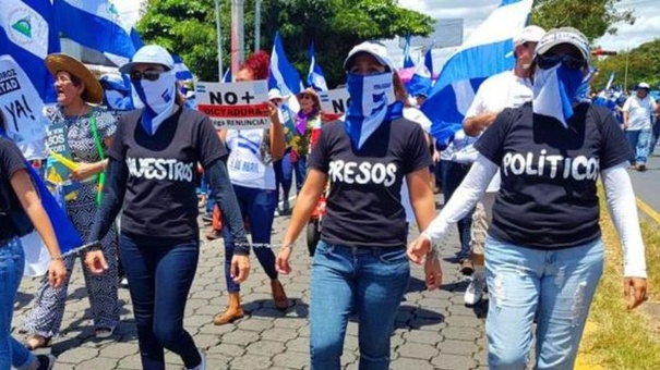 aumenta cifra de presos politicos nicaragua