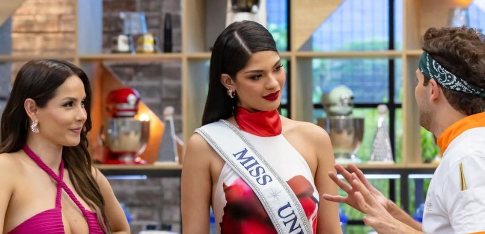 miss universo sheynnis palacios degusta nacatamal en masterchef celebrity colombia