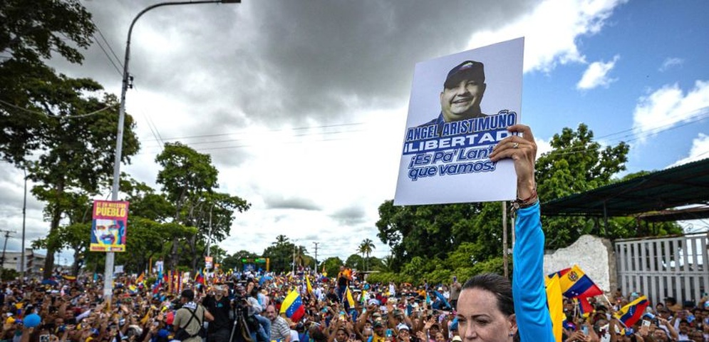 maria corina machado visita maturin venezuela