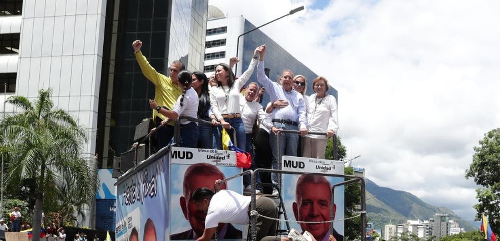 venezolanos manifestacion contra fraude electoral