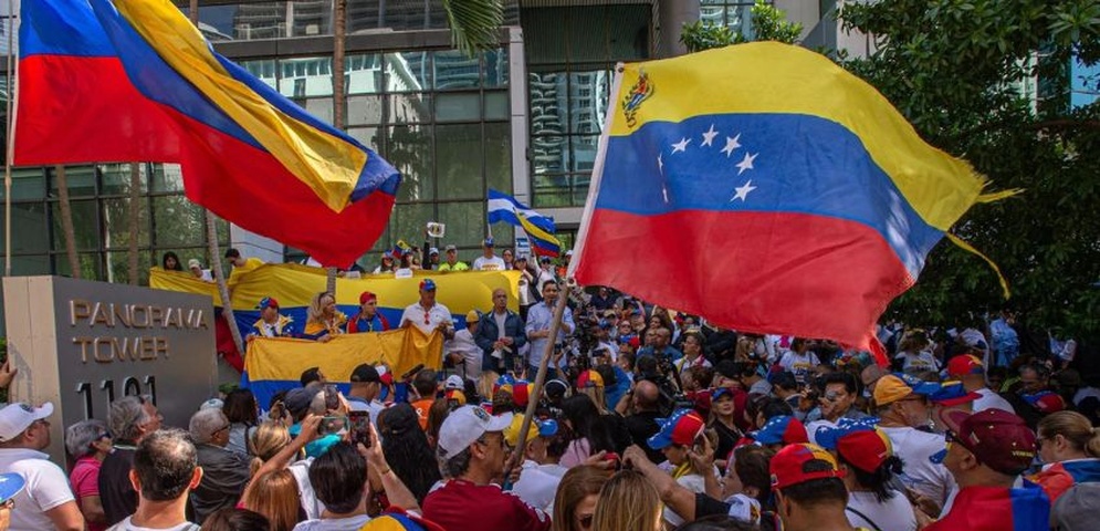 miami marcha rechazo fraude electoral venezuela