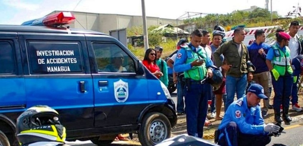 policia nacional transito nicaragua investiga accidente