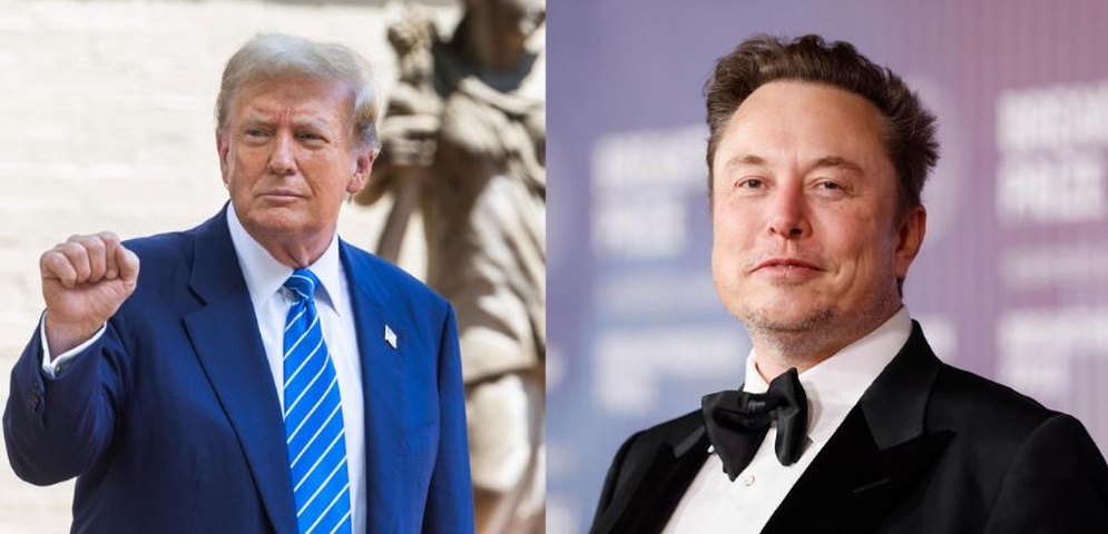 donald trump y elon musk conversacion x