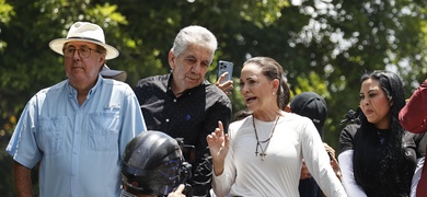 lider opositora corina machado marcha caracas