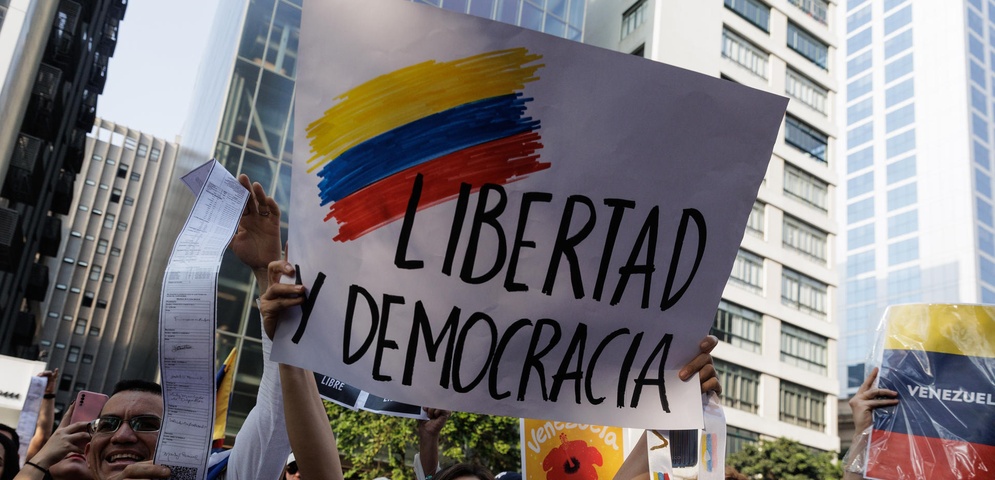 ciudadanos venezolanos participan protestas brasil