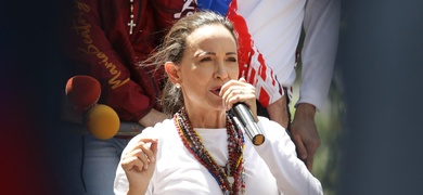 corina machado manifestacion mundial urrutia