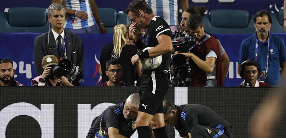 lesion messi final copa america