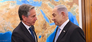 ministro israel benjamin netanyahu con antony blinken