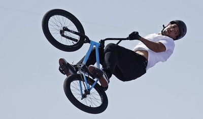 argentino torres durante final bmx