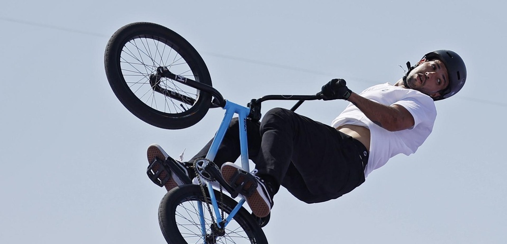 argentino torres durante final bmx