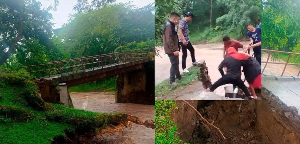 puente aisla a mas de 12 mil personas en matiguas y la region