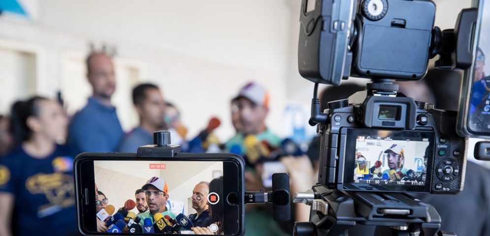 confernecia prensa periodistas venezuela