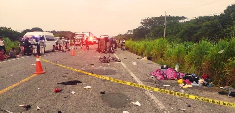 mueren nicaraguenses atropellados oaxaca mexico