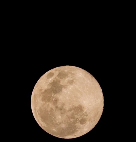 fotografia de la luna fondo negro